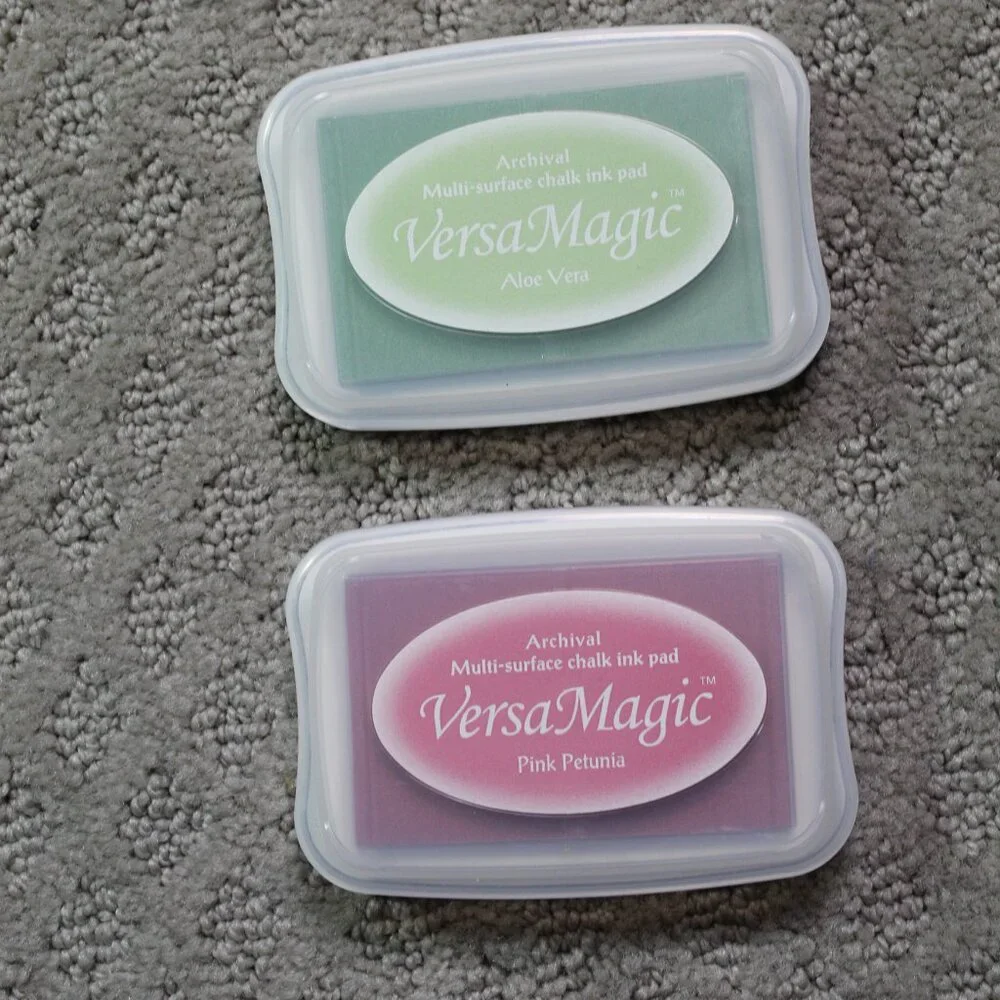 Crafter's Lot of Various Brands 10 Inks, Stampin' Up Watercolor Palette & Pens